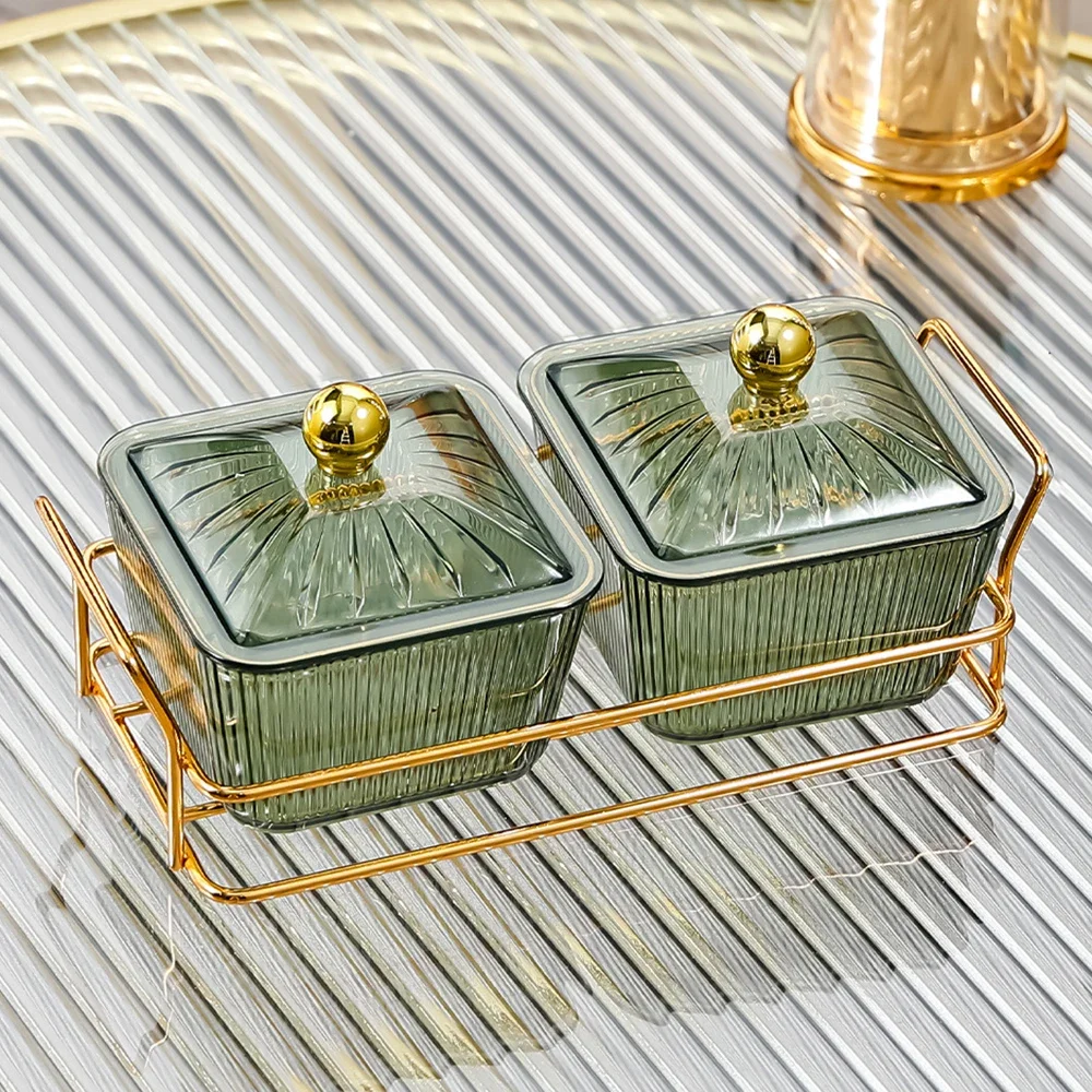 Food Snacks That Are Green - 2Pcs Green Dried Fruit Plate Snacks