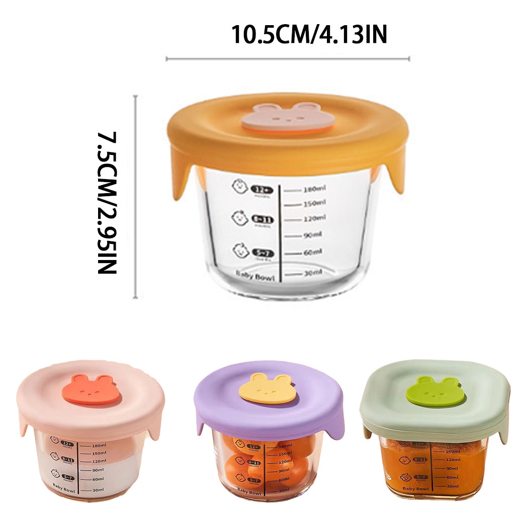Food Prep Snacks - 4 PCS Mini Glass Bowl with