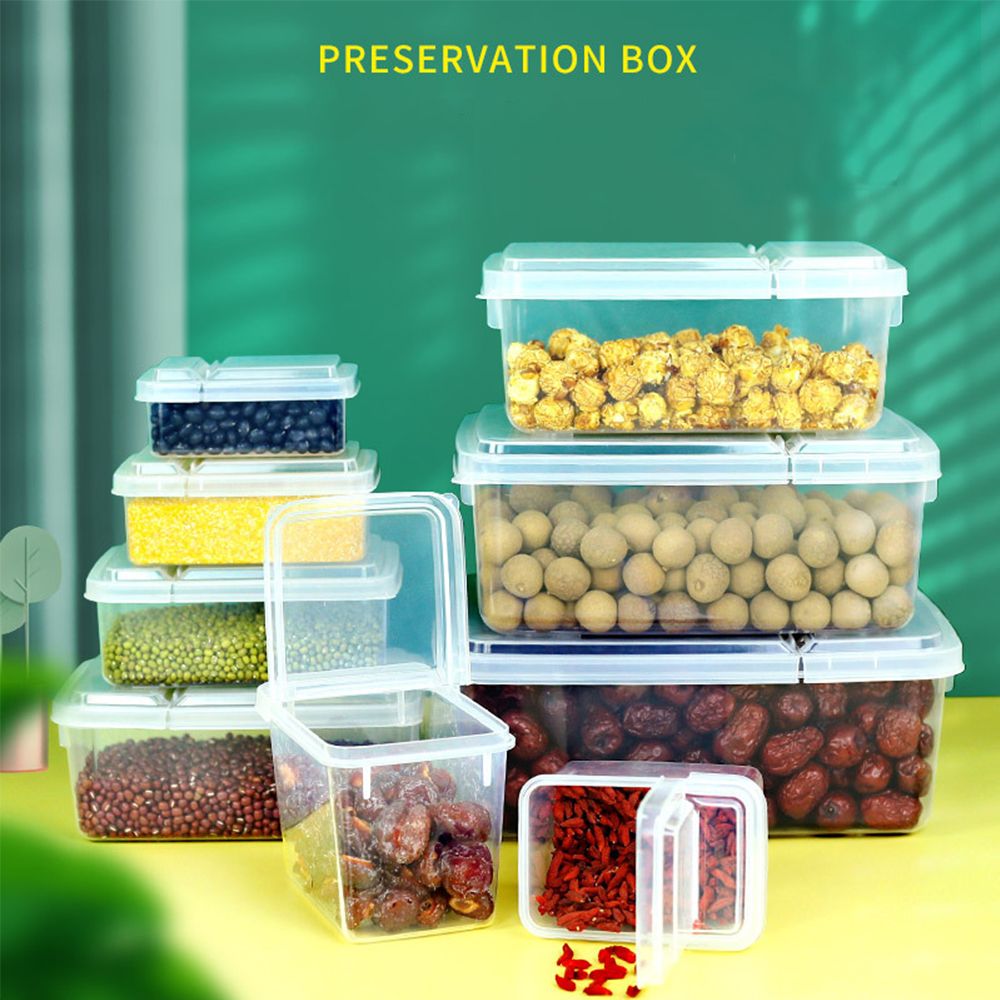 Food Prep Snacks - Plastic Flip cover Bento Box Picnic