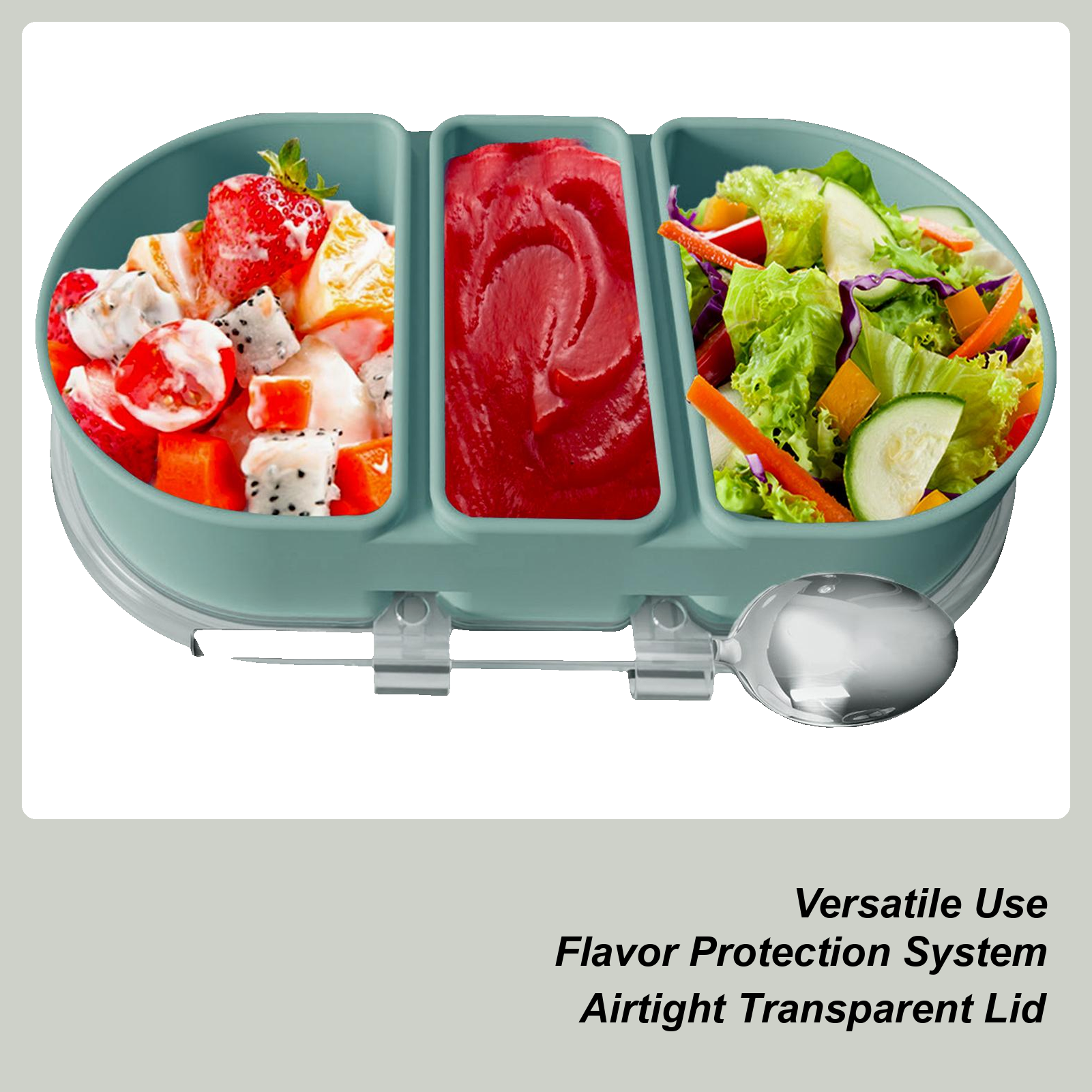 Food Prep Snacks - Snack Storage Containers Food Grade Bin