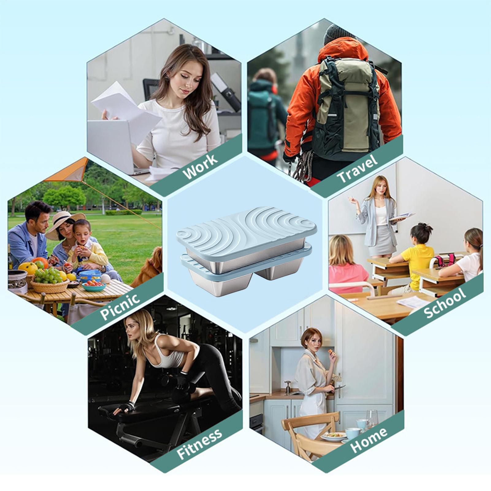 Stainless Steel Snack Containe - Food Prep Snacks บทวิจารณ์และราคา