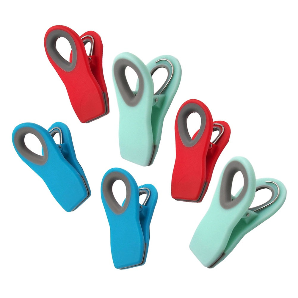 6Pcs Magnetic Sealing Clips St - Food Snacks That Are Green บทวิจารณ์และราคา