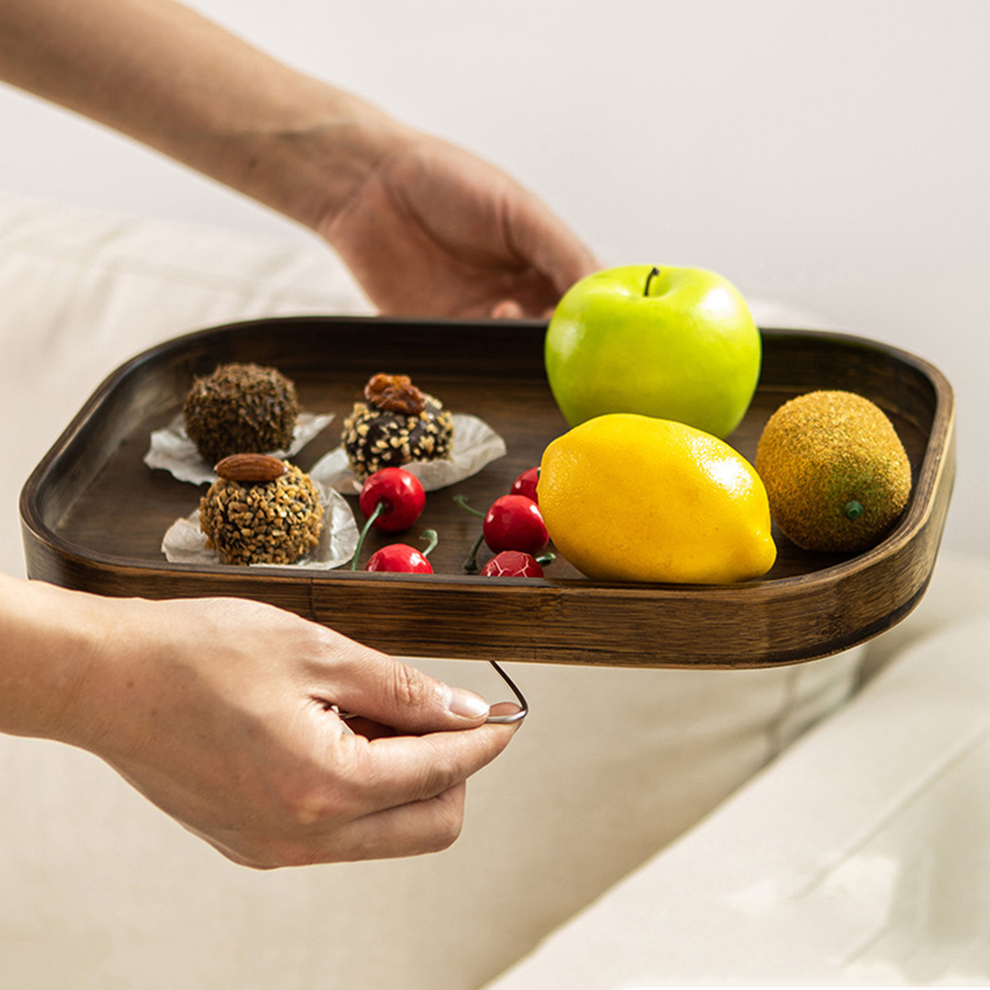 Multi-purpose Bamboo Tray Stor - Food Snacks In Japan บทวิจารณ์และราคา
