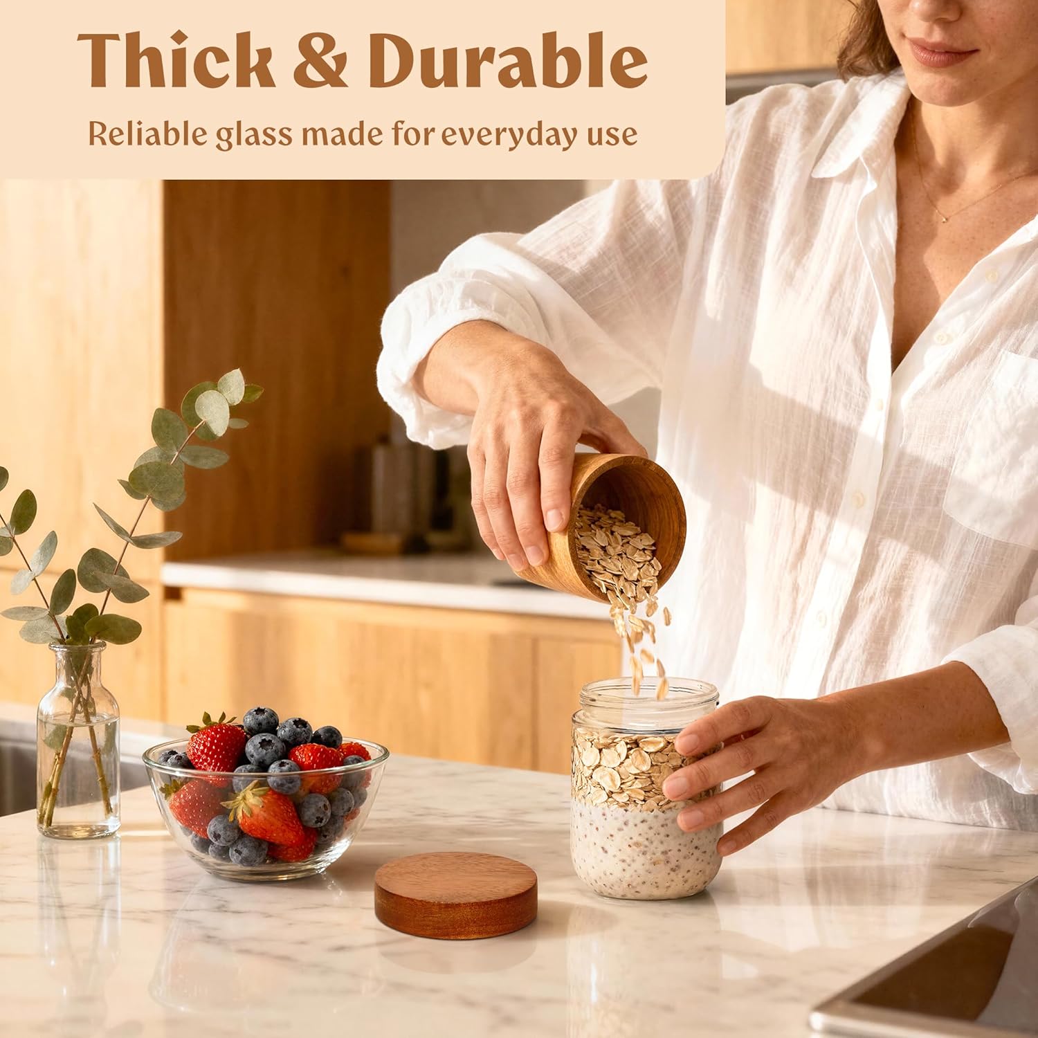 Overnight Oats Containers with - Foods X บทวิจารณ์และราคา