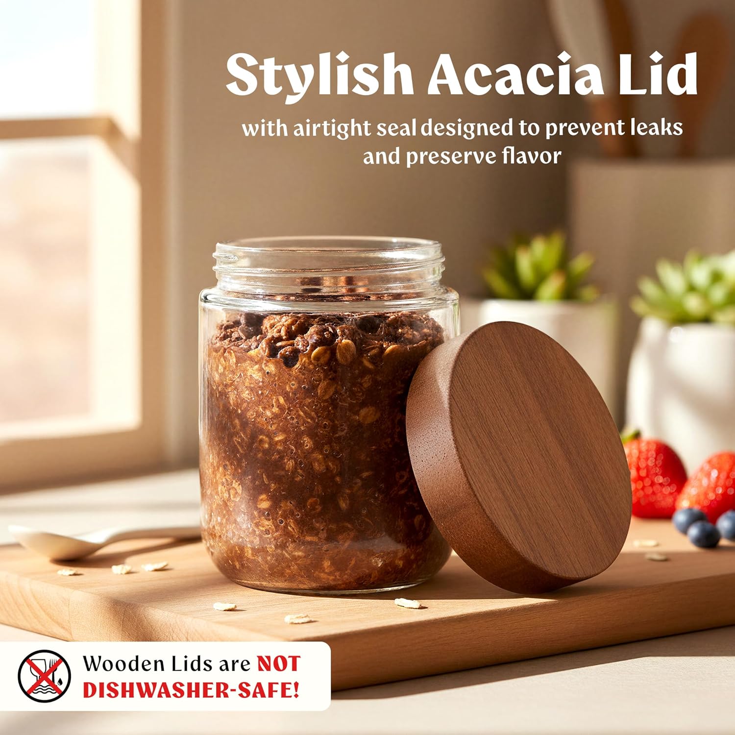 Overnight Oats Containers with - Foods X บทวิจารณ์และราคา