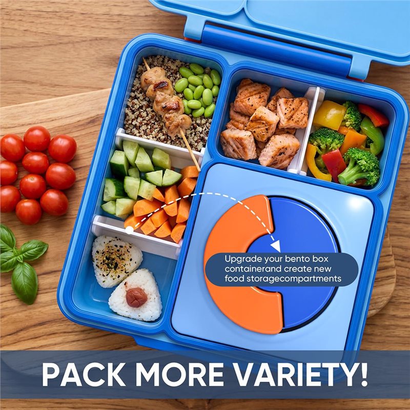 Time Saving 3-Pack Bento Box D - Food Prep Snacks บทวิจารณ์และราคา