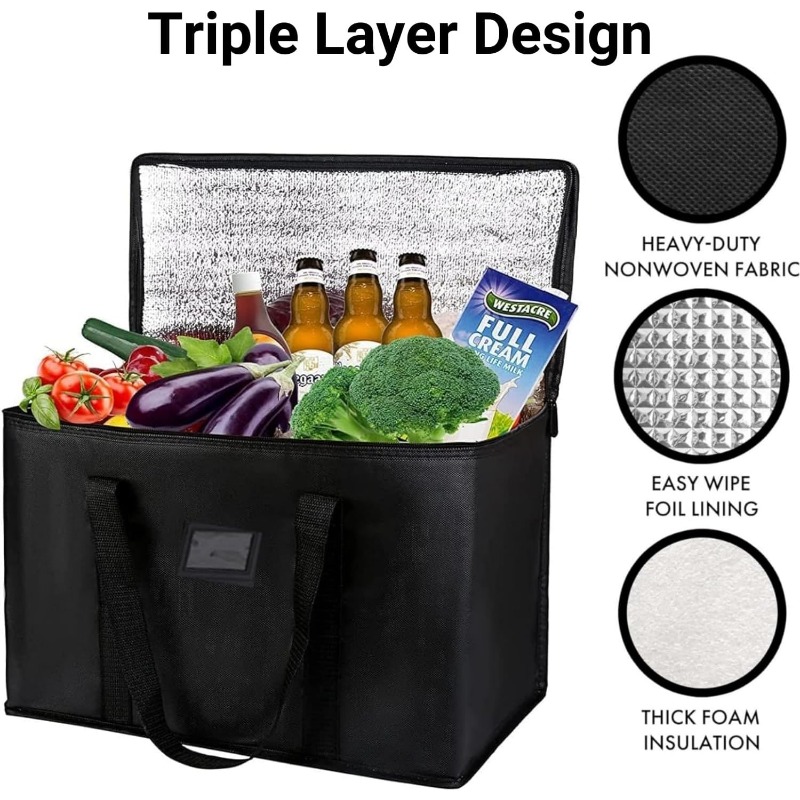 New Food Delivery Bag Large Th - Food Snacks Delivery บทวิจารณ์และราคา