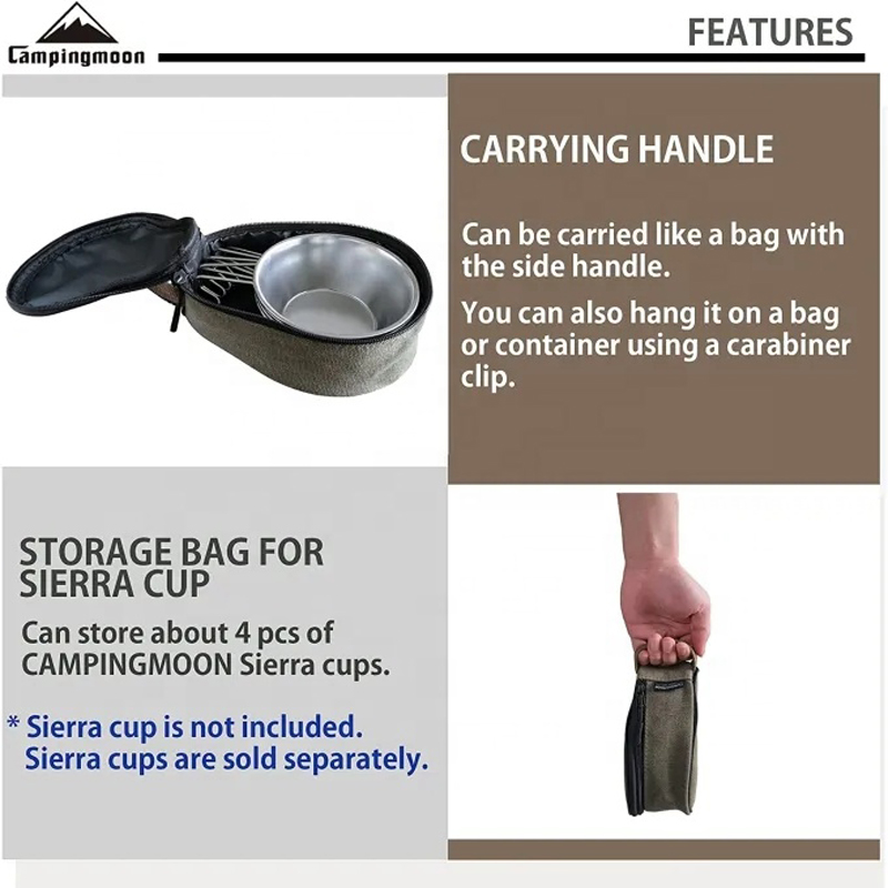 CAMPINGMOON S220-B Canvas Mini - Food Snacks Delivery บทวิจารณ์และราคา