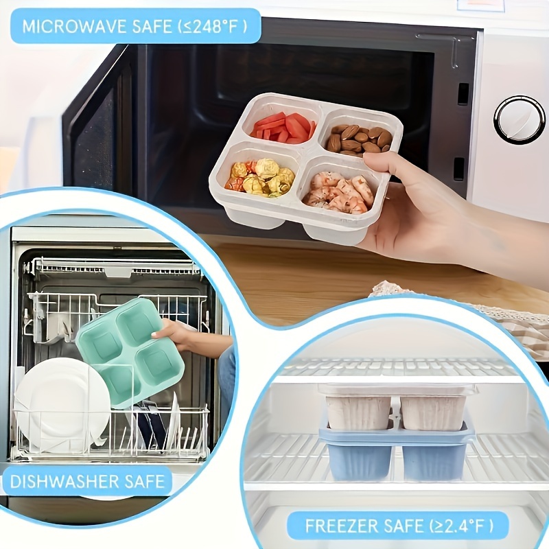Set of 2 Reusable Plastic Snac - Food Prep Snacks บทวิจารณ์และราคา