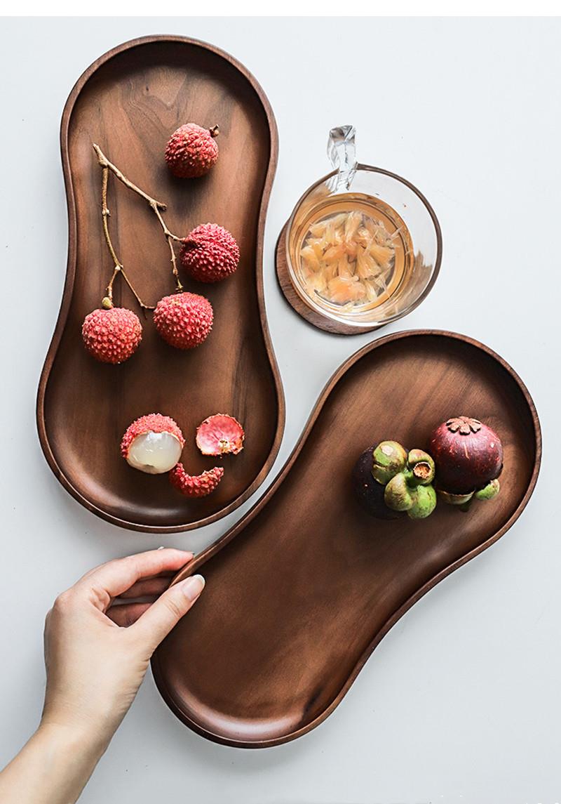 Black Walnut Pure Solid Wood T - Food Snacks In Japan บทวิจารณ์และราคา