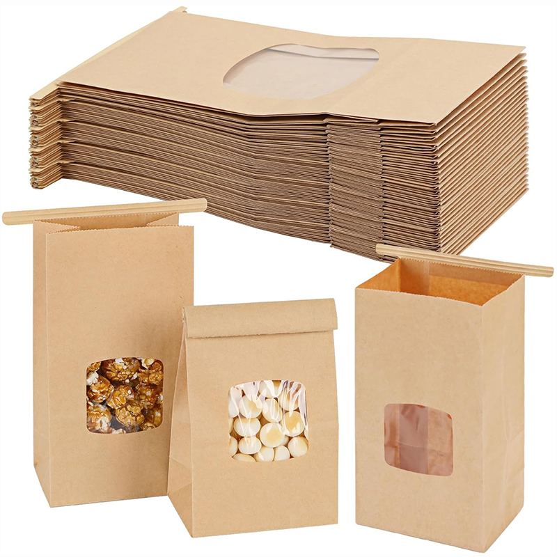 10Pcs Bakery Bags, Window Seal - Food Snacks For School บทวิจารณ์และราคา