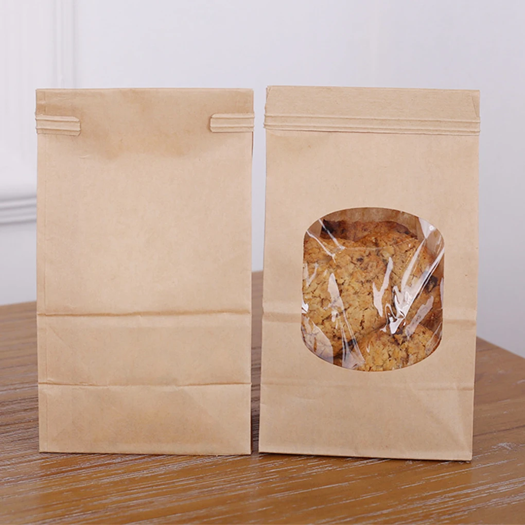 10Pcs Bakery Bags, Window Seal - Food Snacks For School บทวิจารณ์และราคา