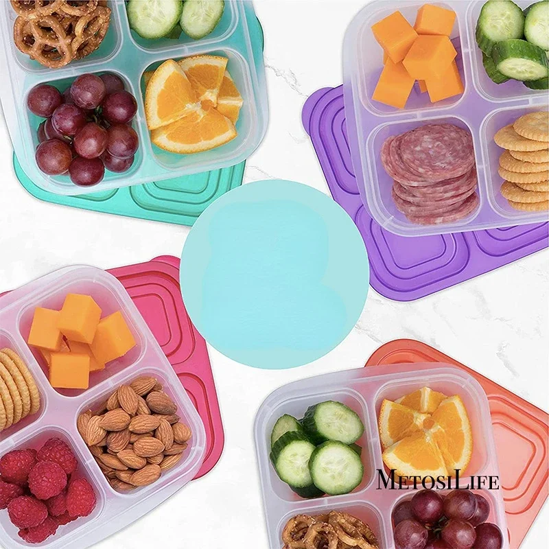 Plastic Bento Snack Box Reusab - Food Prep Snacks บทวิจารณ์และราคา