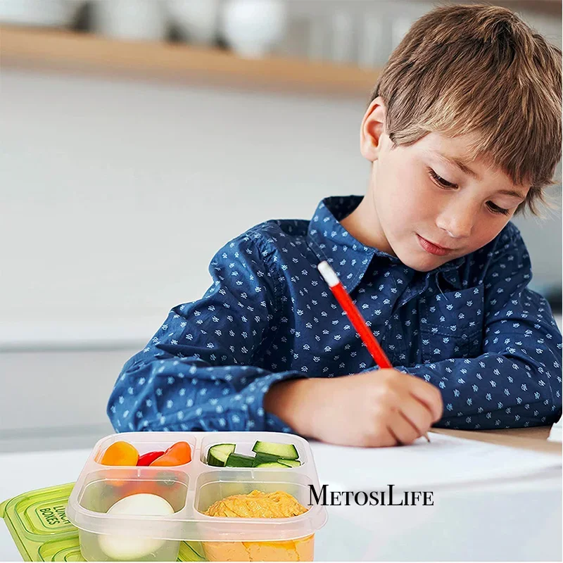 Plastic Bento Snack Box Reusab - Food Prep Snacks บทวิจารณ์และราคา