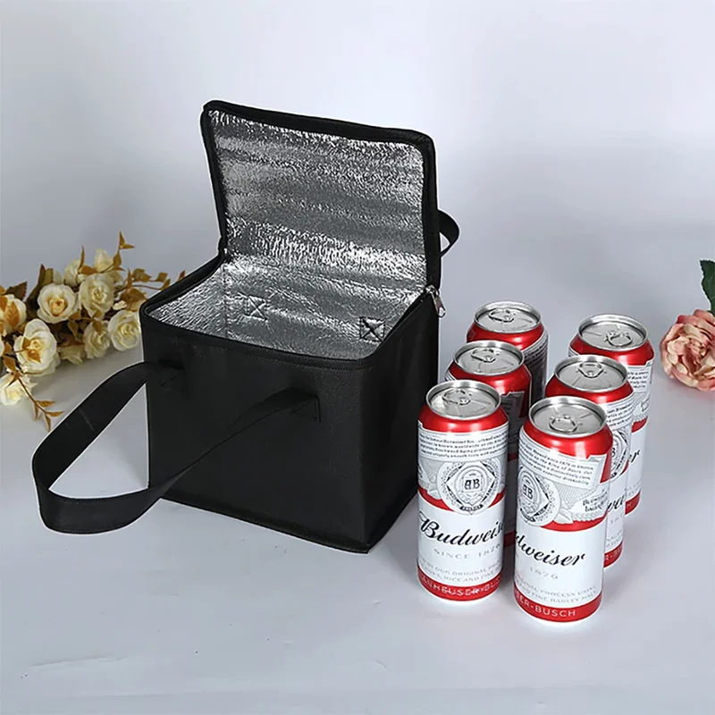Portable Lunch Cooler Bag Fold - Food Snacks Delivery บทวิจารณ์และราคา