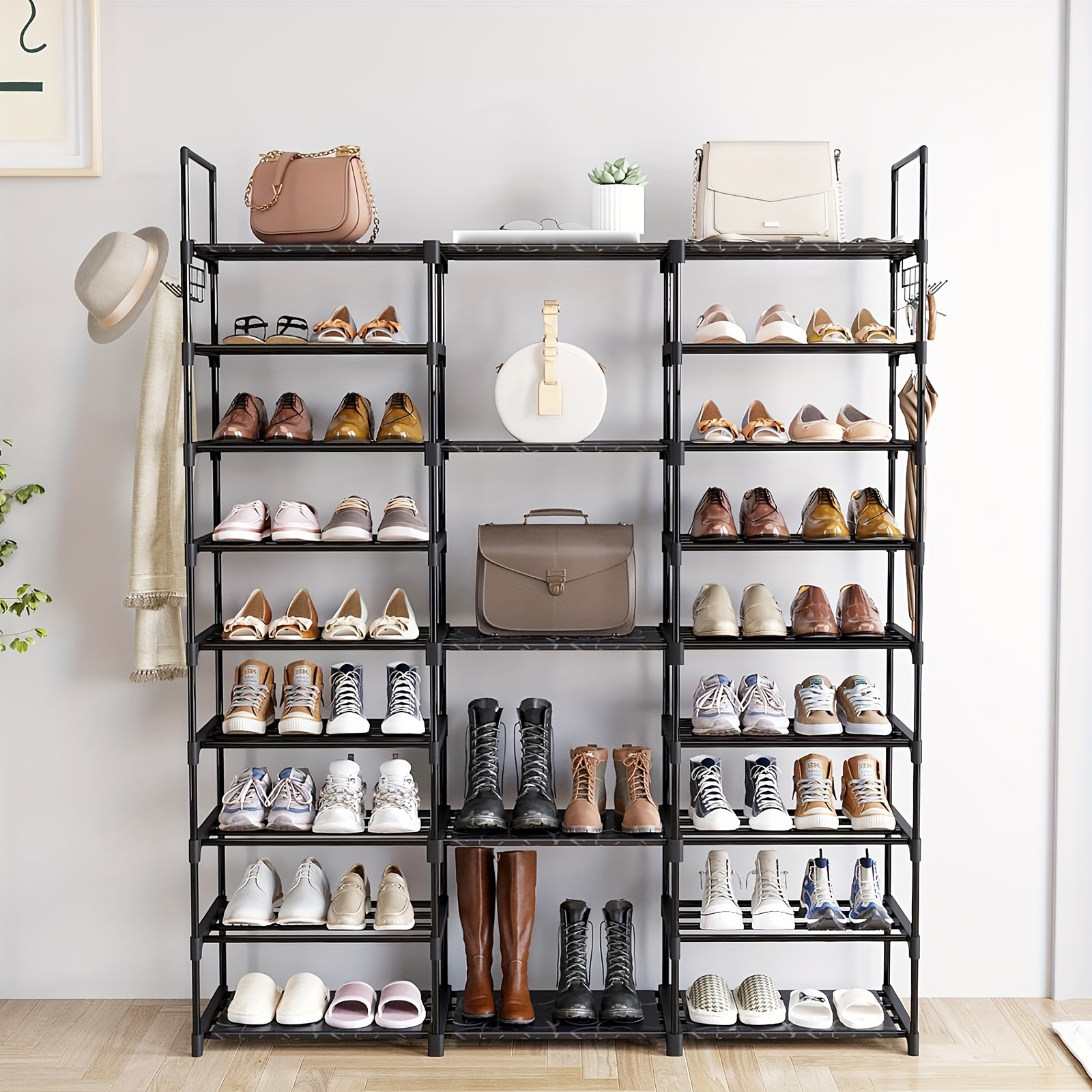 1pc 9 Tier Shoe Rack Organizer - Foods X บทวิจารณ์และราคา