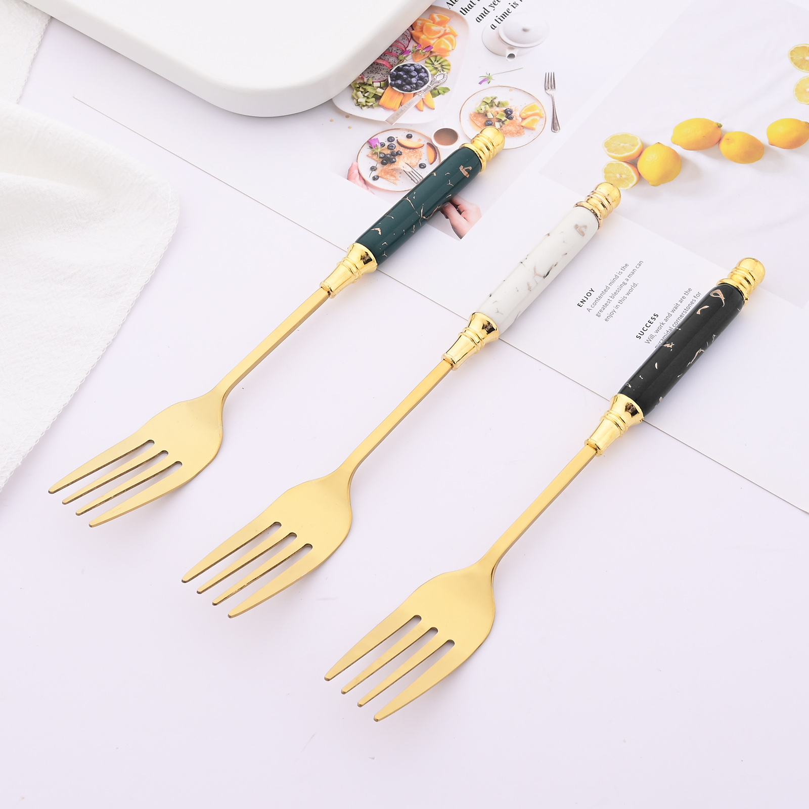 12Pcs Creative Dessert Spoon F - Food Snacks That Are Green บทวิจารณ์และราคา