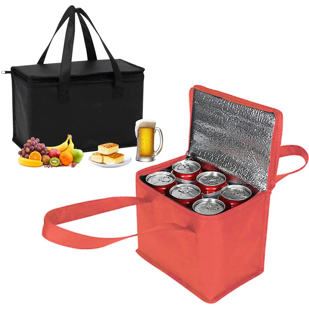 Portable Lunch Cooler Bag Fold - Food Snacks Delivery บทวิจารณ์และราคา