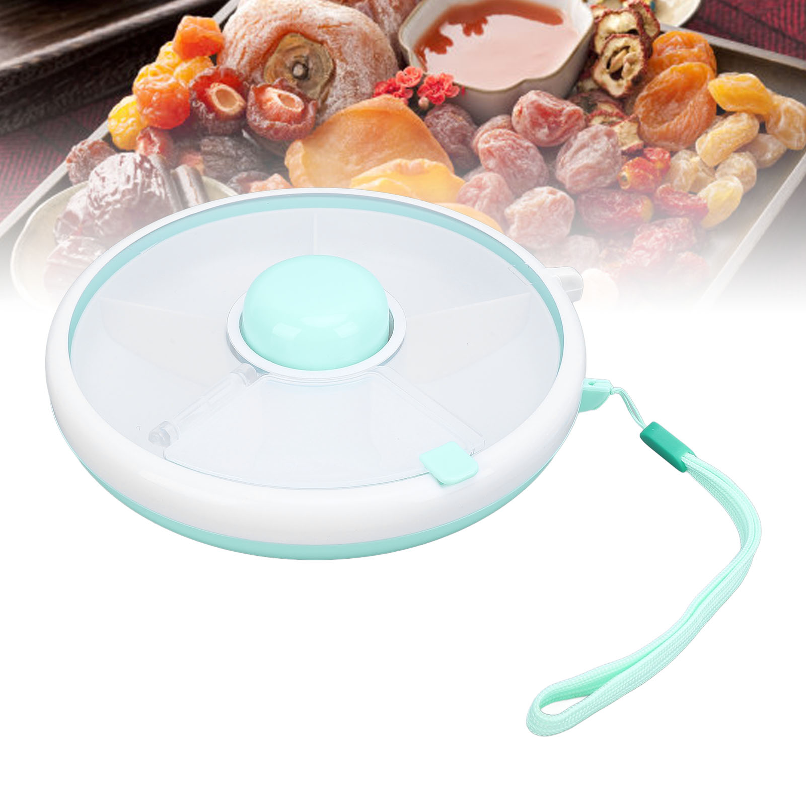 ZK30 360° Rotating Snack Conta - Food Snacks That Are Green บทวิจารณ์และราคา