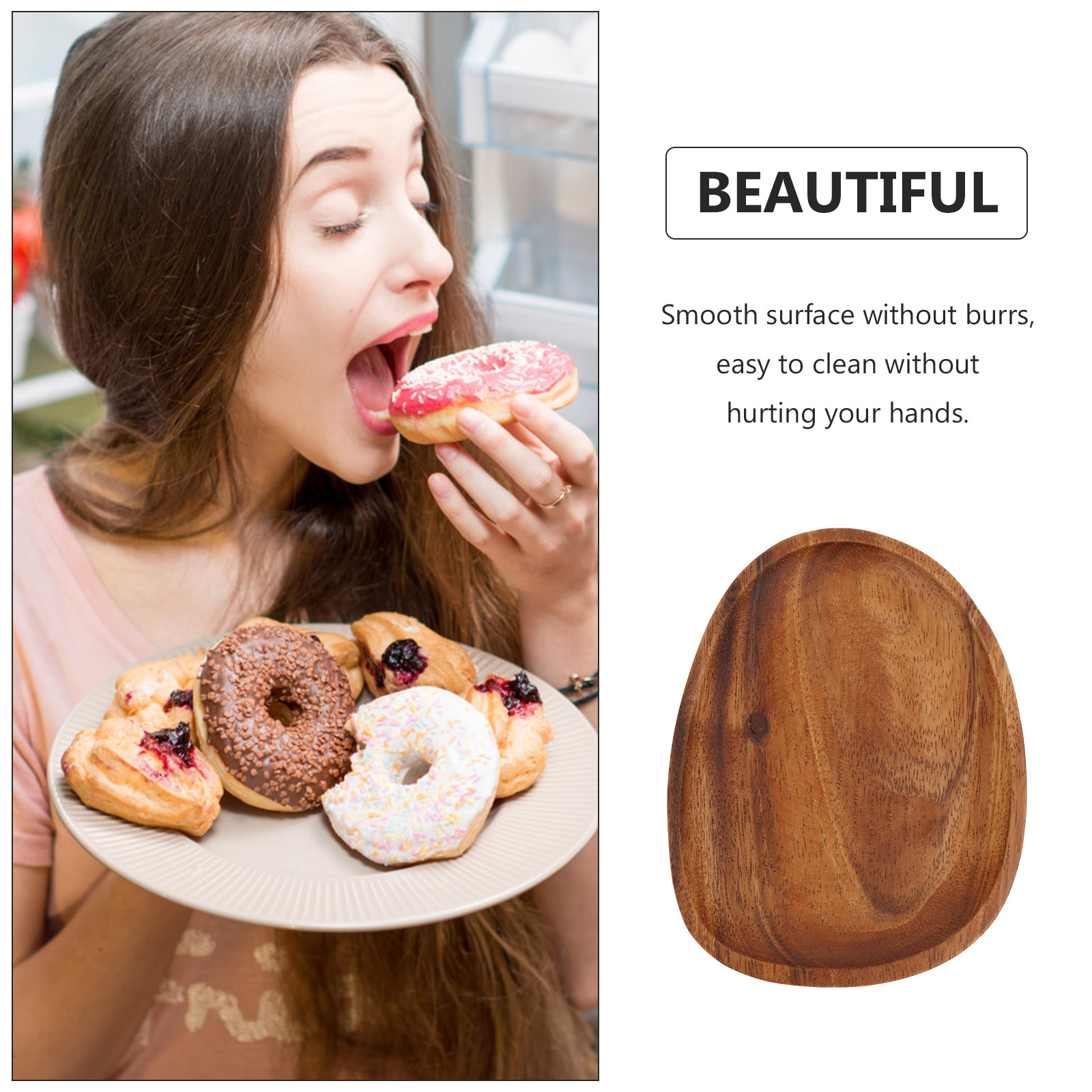 1Pcs Creative Walnut Food Dish - Food Snacks That Are Green บทวิจารณ์และราคา