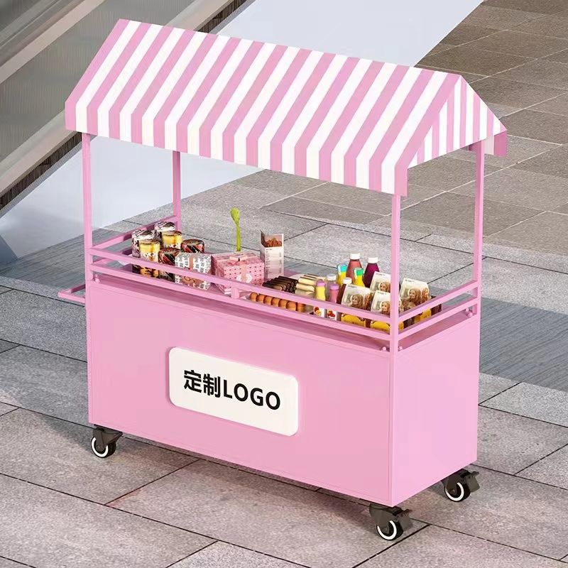 custom.Move Market Stall Cart  - Food Snacks To Sell บทวิจารณ์และราคา