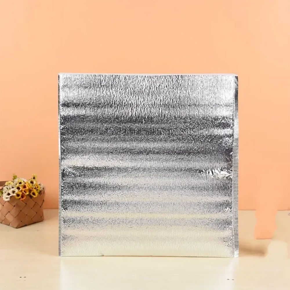 Aluminum Foil Cooler Bag Insul - Food Snacks Delivery บทวิจารณ์และราคา