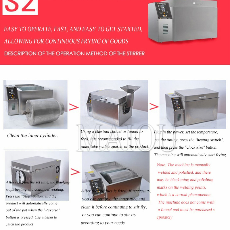220V Electric 4KG Nut Grain Co - Roasted Nut Mix บทวิจารณ์และราคา