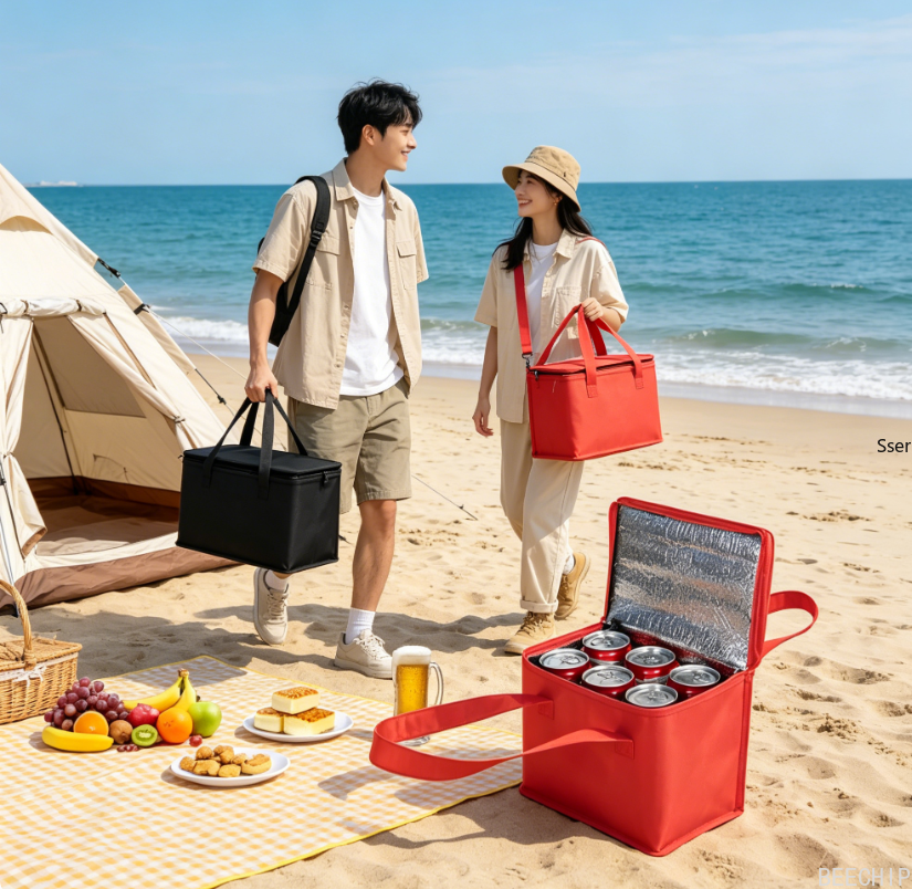 Portable Lunch Cooler Bag Fold - Food Snacks Delivery บทวิจารณ์และราคา