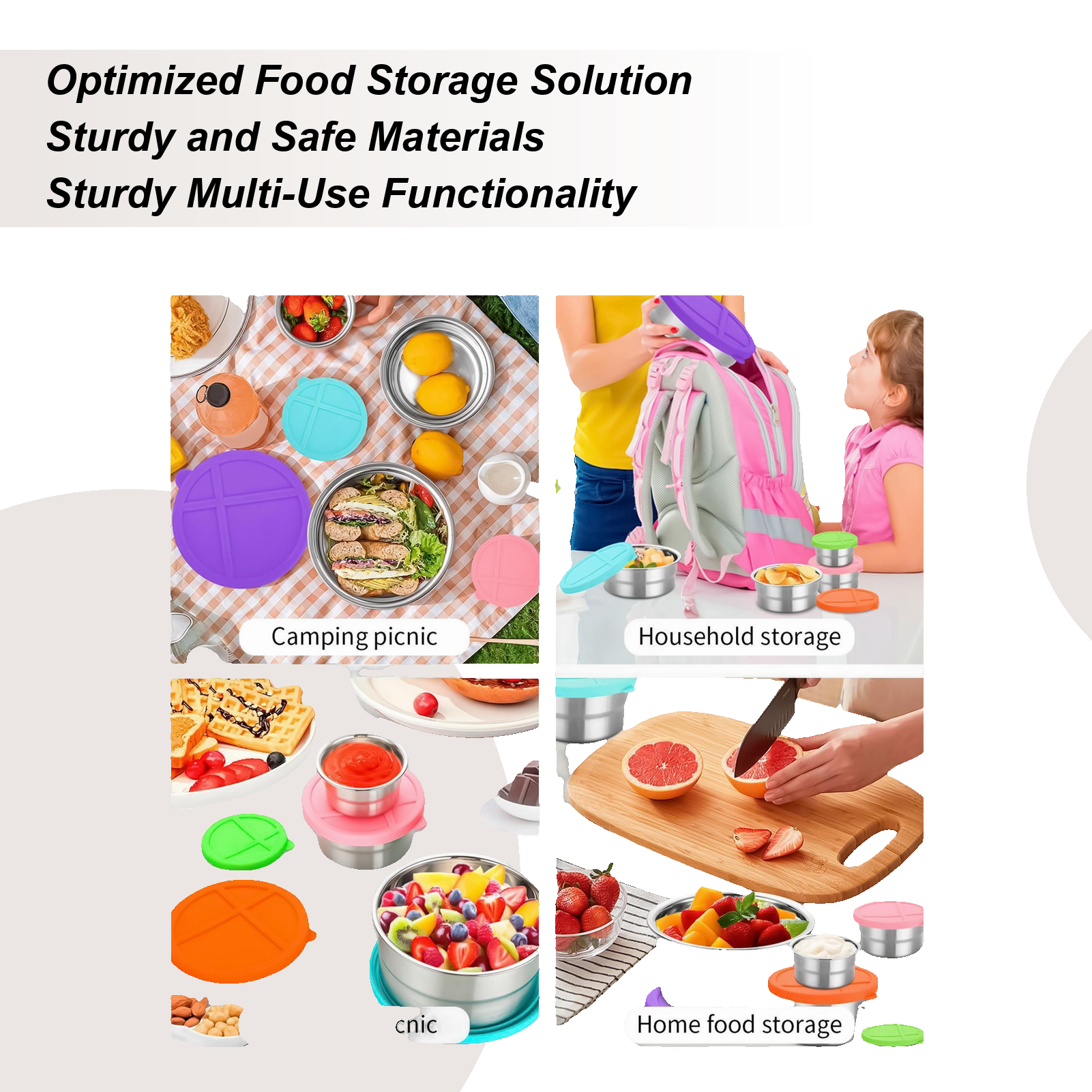 Stainless Steel Lunch Containe - Food Snacks For School บทวิจารณ์และราคา
