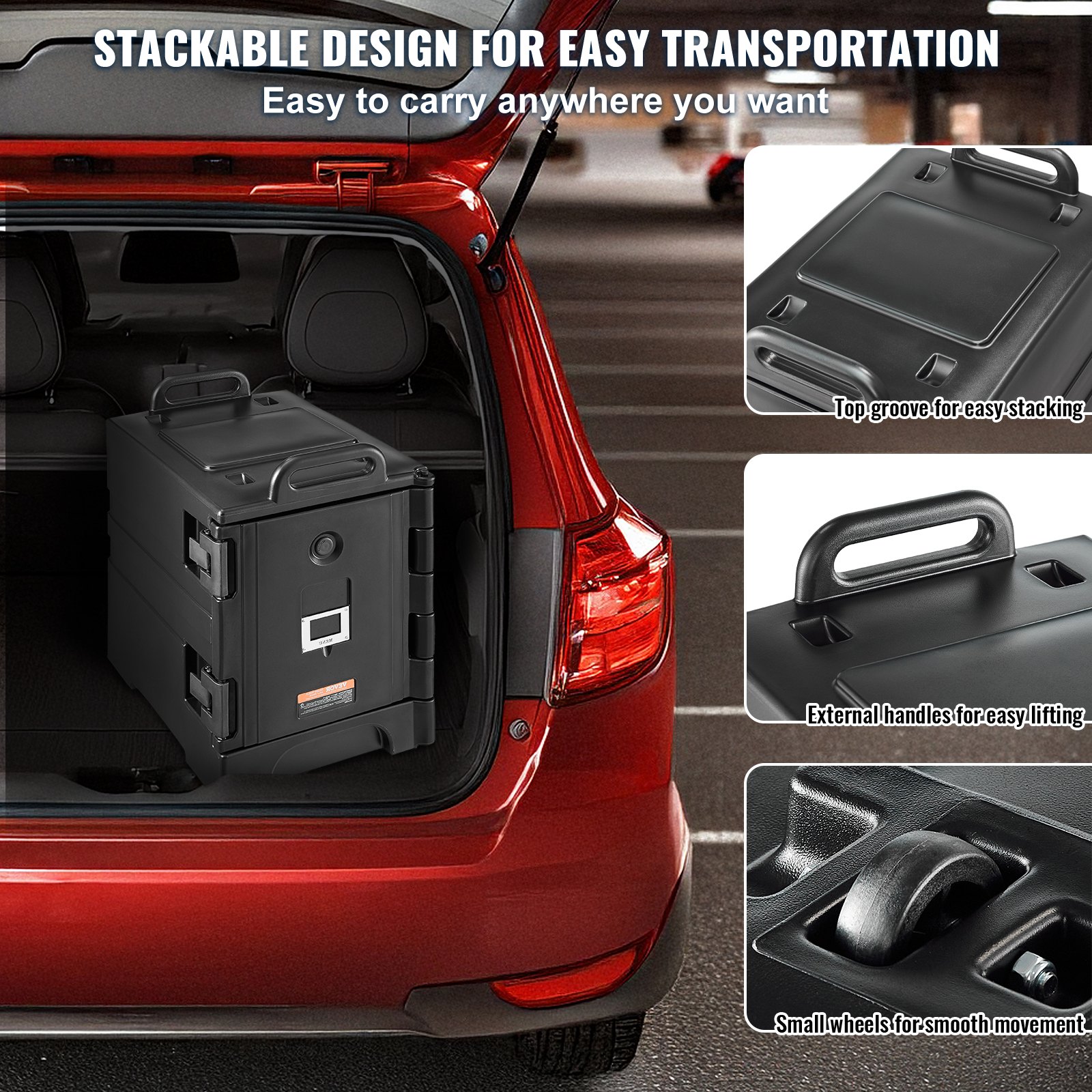 Insulated Food Pan Carrier, 81 - Foods X บทวิจารณ์และราคา