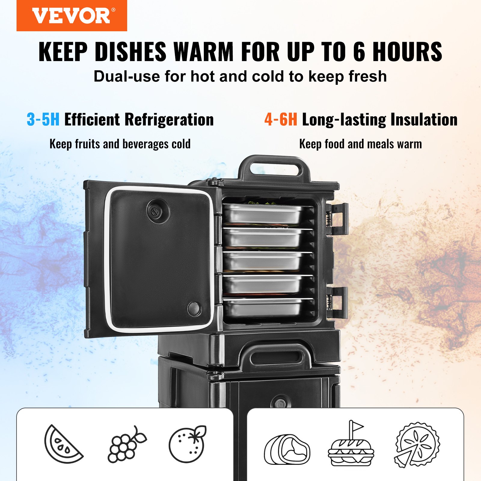Insulated Food Pan Carrier, 81 - Foods X บทวิจารณ์และราคา