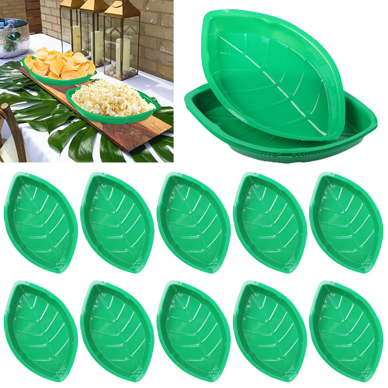 6Pcs Green Palm Leaf Plate Sna - Food Snacks That Are Green บทวิจารณ์และราคา