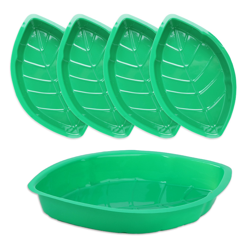 6Pcs Green Palm Leaf Plate Sna - Food Snacks That Are Green บทวิจารณ์และราคา