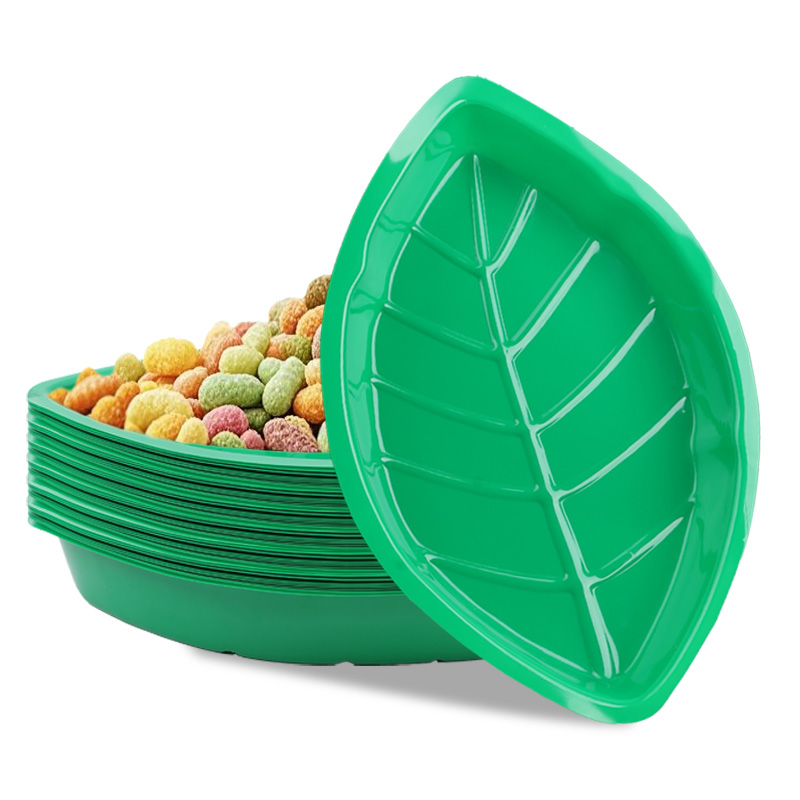 6Pcs Green Palm Leaf Plate Sna - Food Snacks That Are Green บทวิจารณ์และราคา