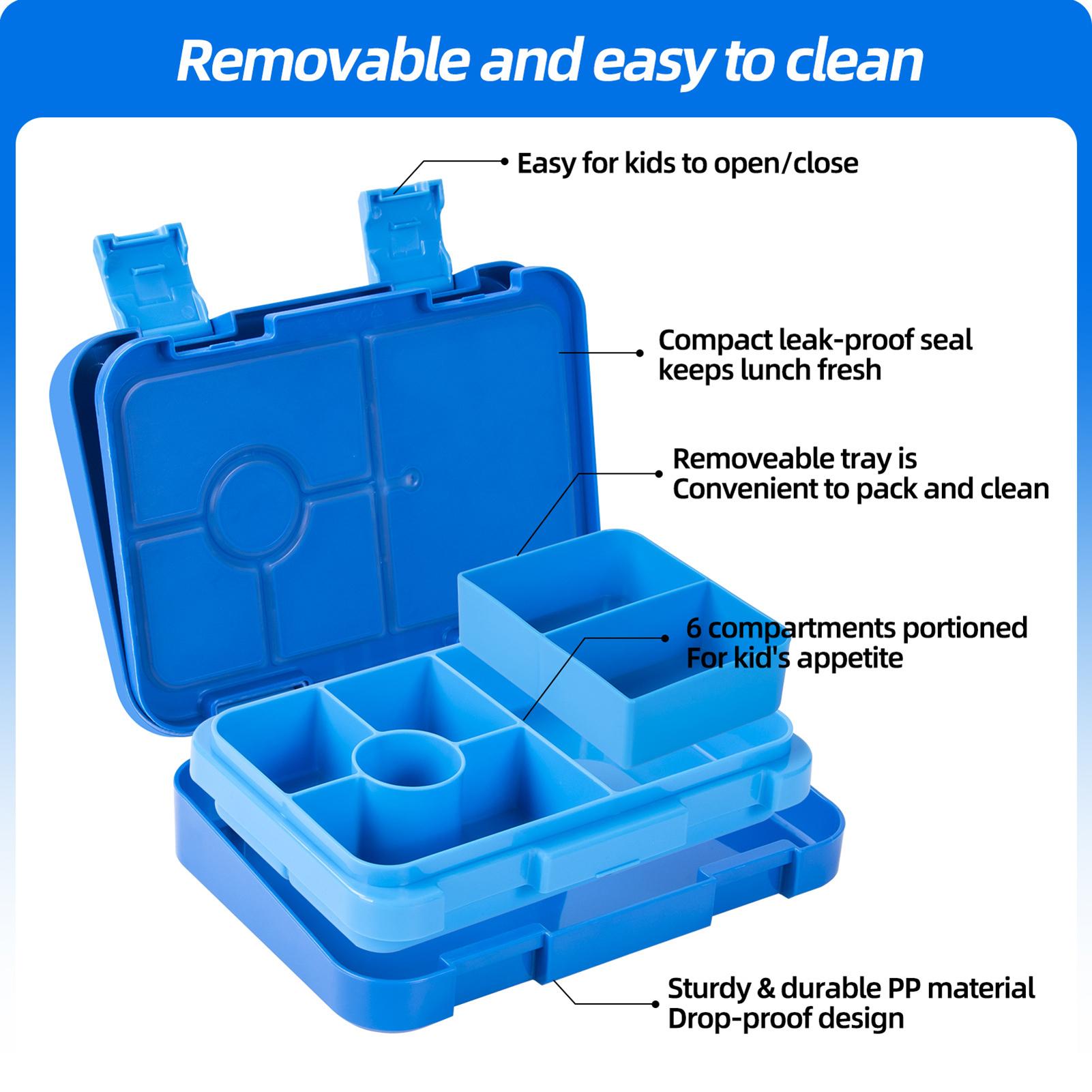 Bento Lunch Box with  Compartm - Food Snacks For School บทวิจารณ์และราคา