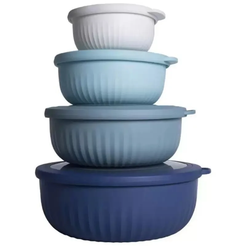 4pcs Wide Mixing Bowls Nesting - Food Prep Snacks บทวิจารณ์และราคา