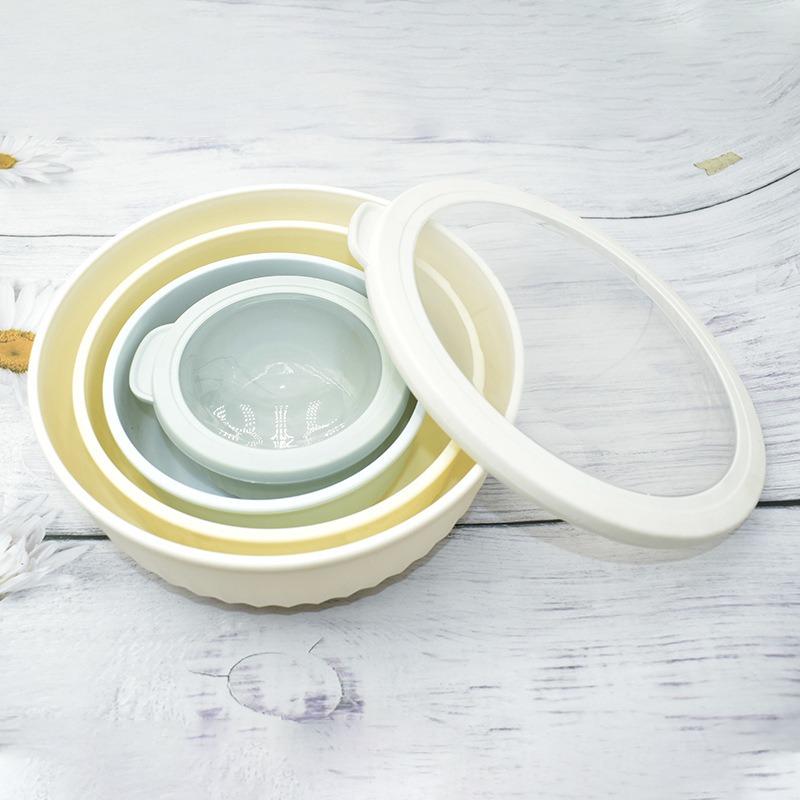 4pcs Wide Mixing Bowls Nesting - Food Prep Snacks บทวิจารณ์และราคา