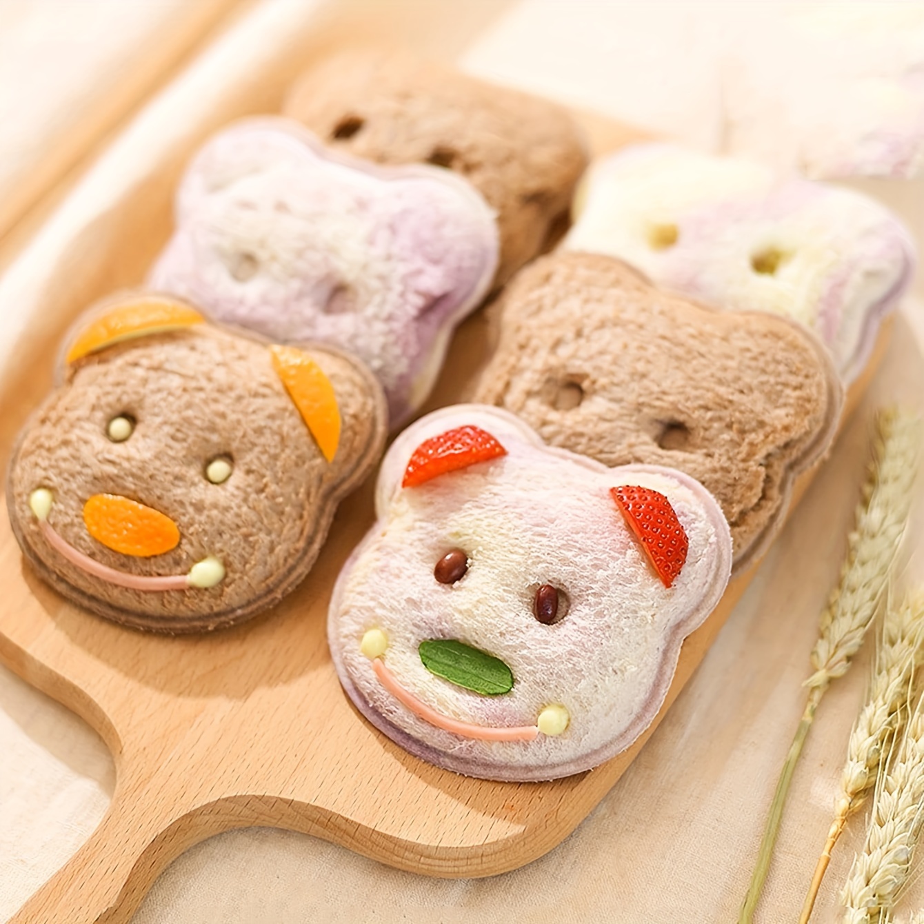 1Pc Lovely Cartoon Bear Shaped - Food Snacks Easy To Make บทวิจารณ์และราคา