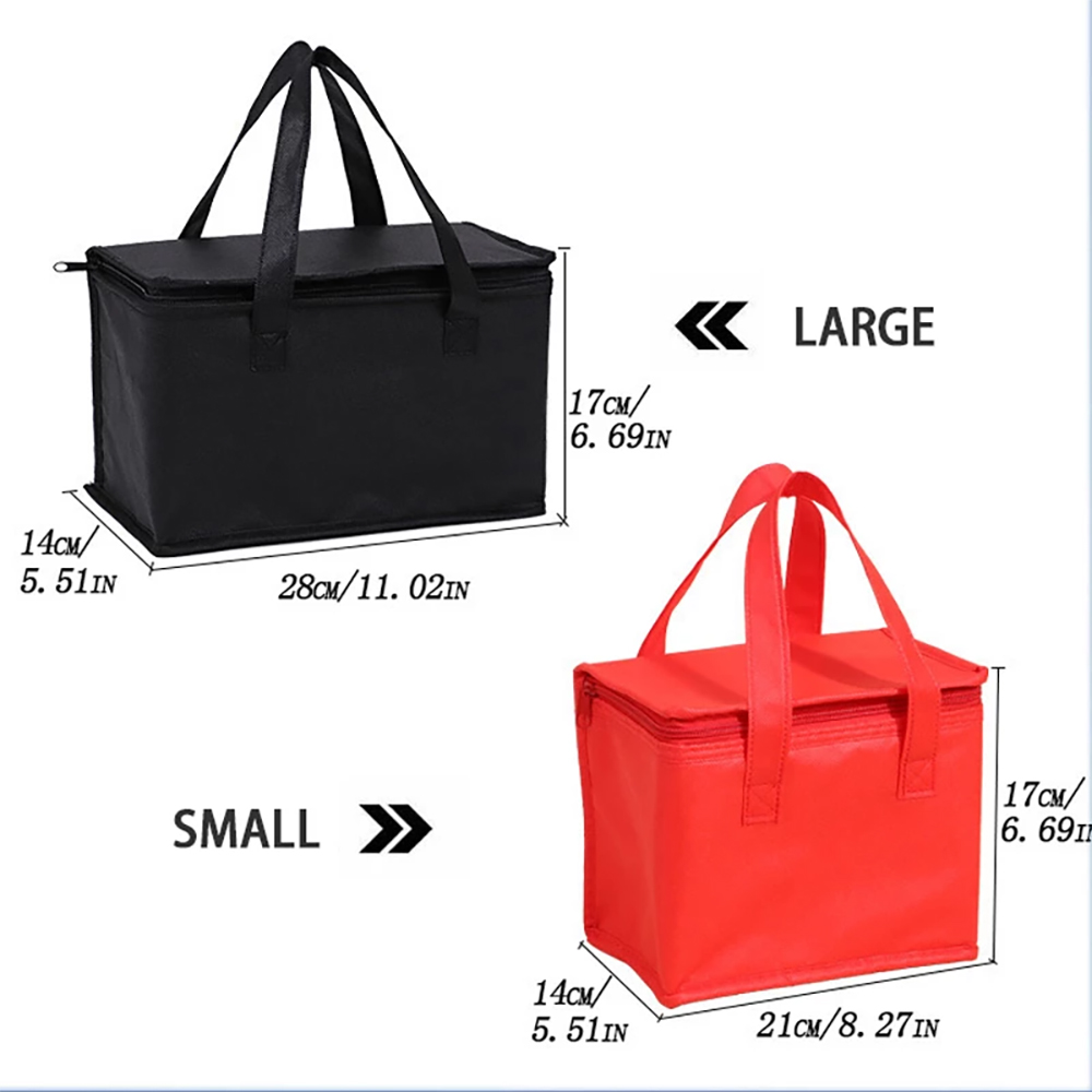 Portable Lunch Cooler Bag Fold - Food Snacks Delivery บทวิจารณ์และราคา
