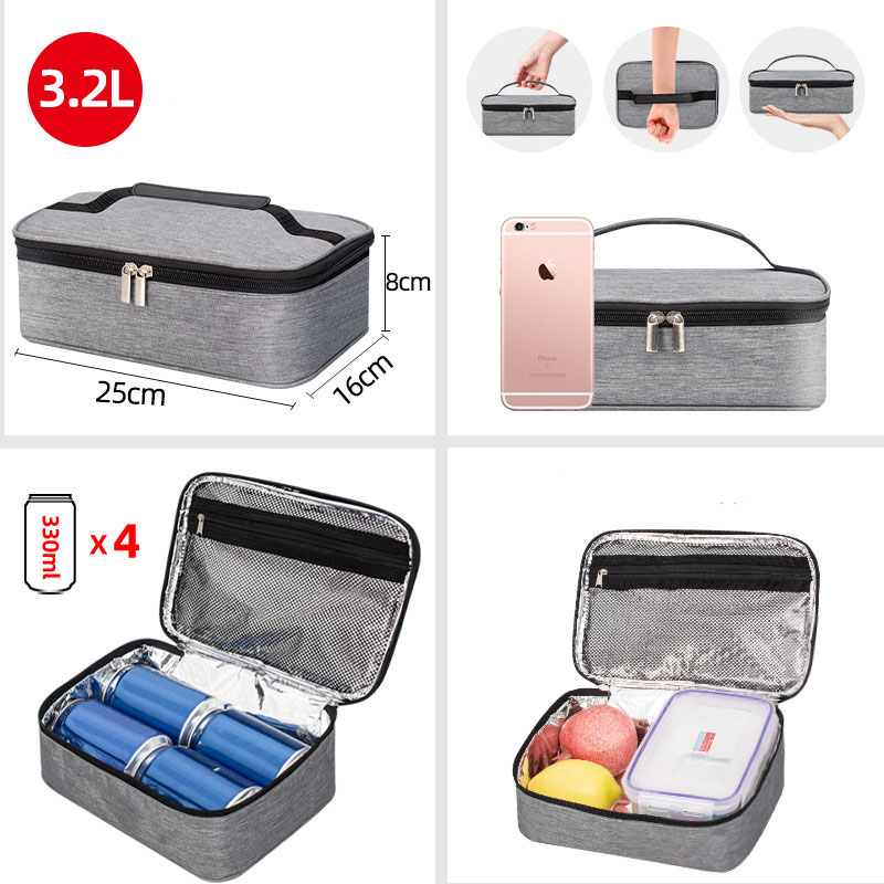 Portable Thermal Insulated Sma - Food Snacks For School บทวิจารณ์และราคา