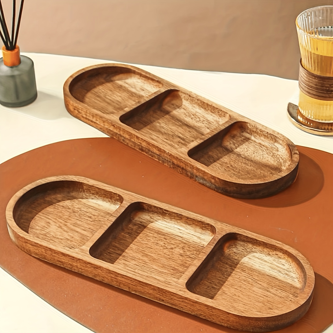 Acacia Wood Multipurpose Food  - Food Snacks In Japan บทวิจารณ์และราคา