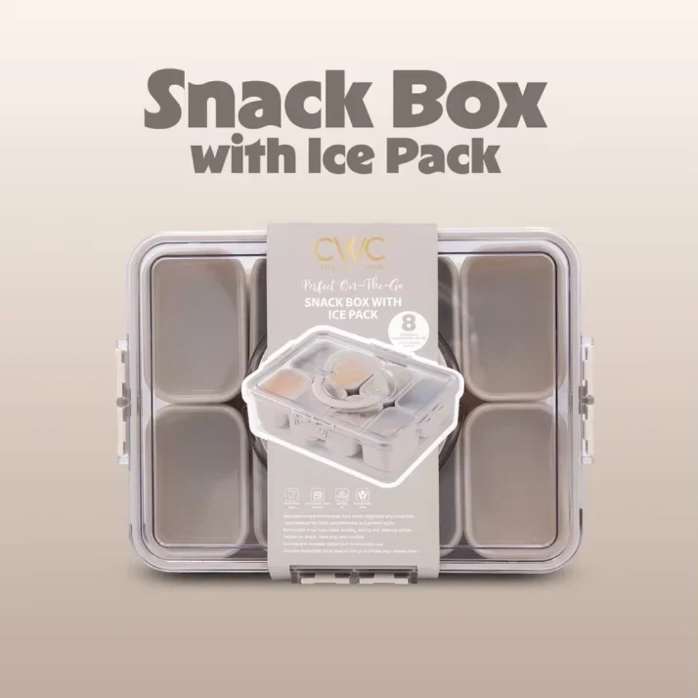 8-Compartment Snack Box Food S - Food Prep Snacks บทวิจารณ์และราคา