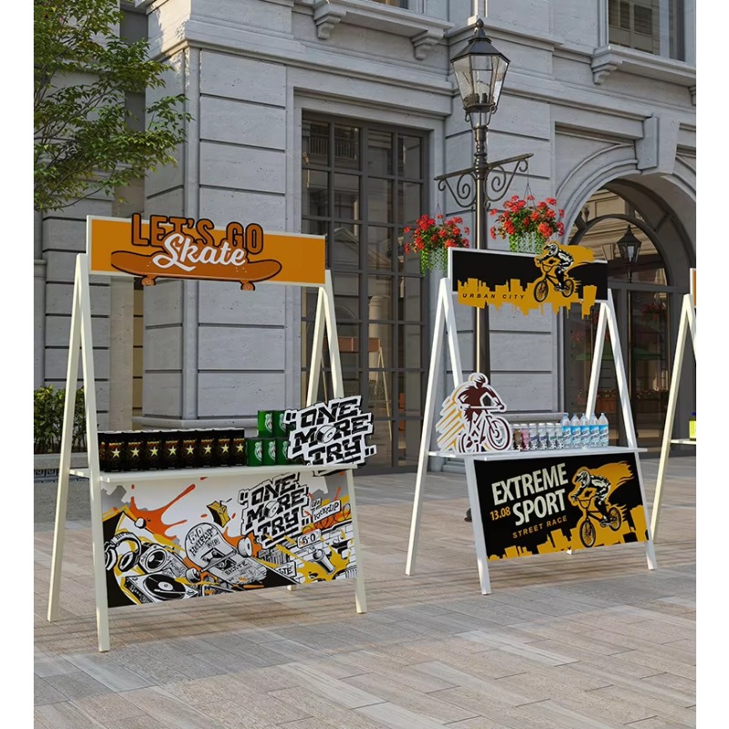 Folding food stall shop Commer - Food Snacks To Sell บทวิจารณ์และราคา