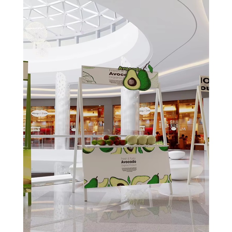 Folding food stall shop Commer - Food Snacks To Sell บทวิจารณ์และราคา