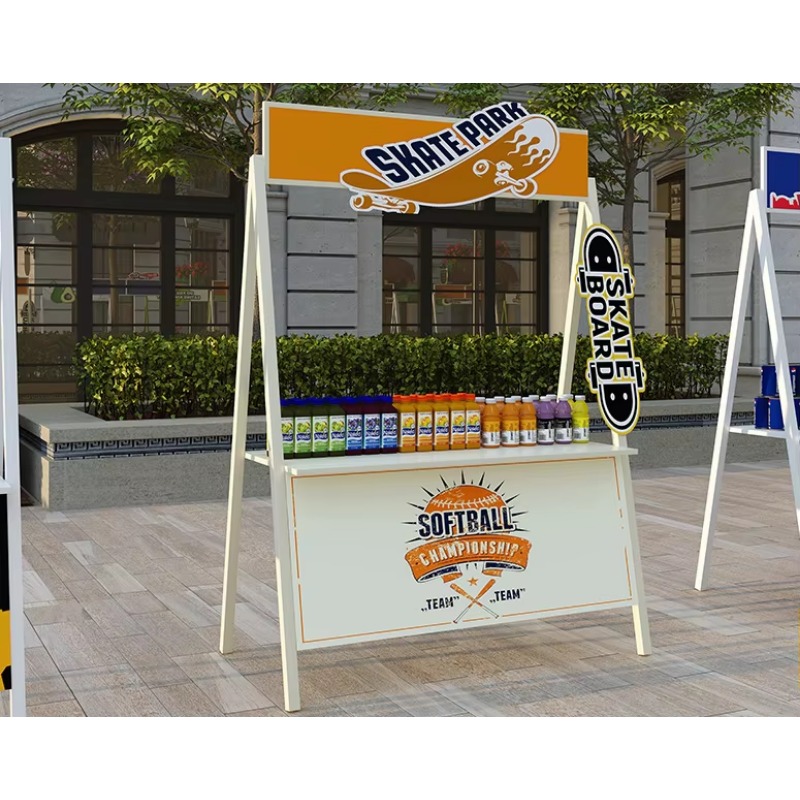 Folding food stall shop Commer - Food Snacks To Sell บทวิจารณ์และราคา