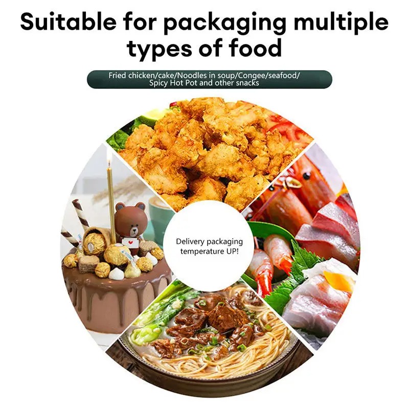 Portable Large Food Delivery I - Food Snacks Delivery บทวิจารณ์และราคา