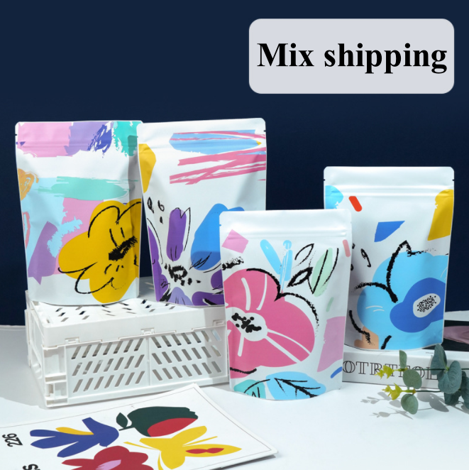 100PCS Aluminum Foil Stand-up  - Food Snacks For School บทวิจารณ์และราคา